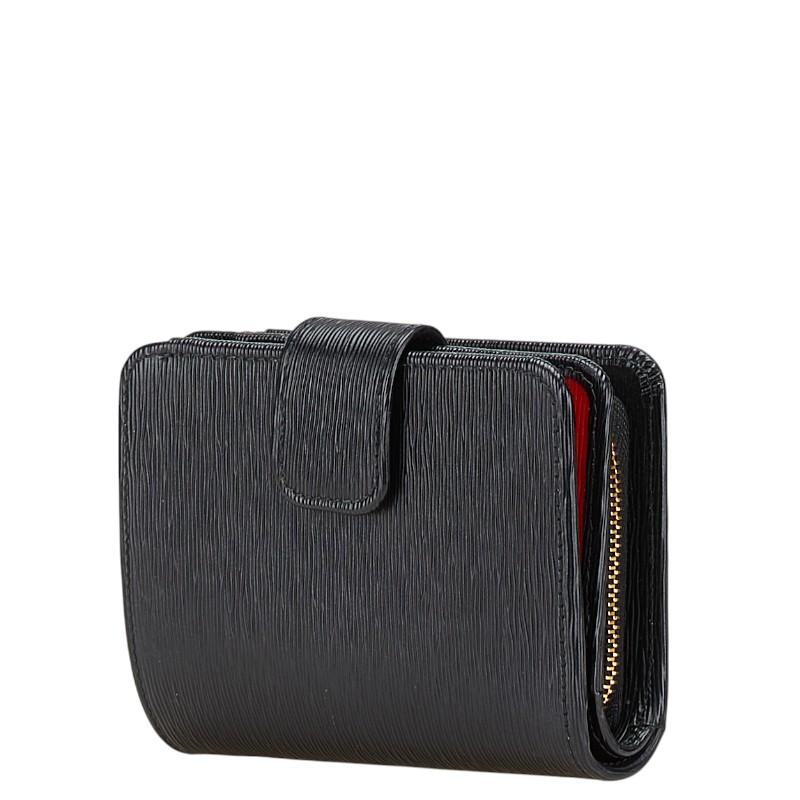 PRADA プラダ 2つ折り財布 L字ファスナー小銭入れ サフィアーノレザー  