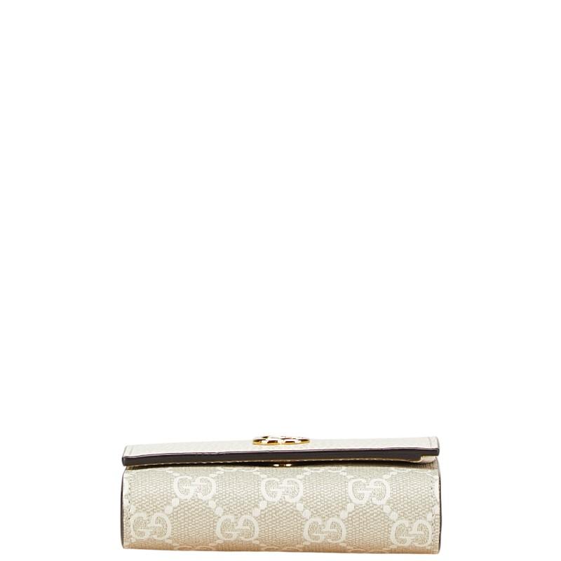 GUCCI（グッチ） GGスプリーム GGマーモント 二つ折り財布 598587