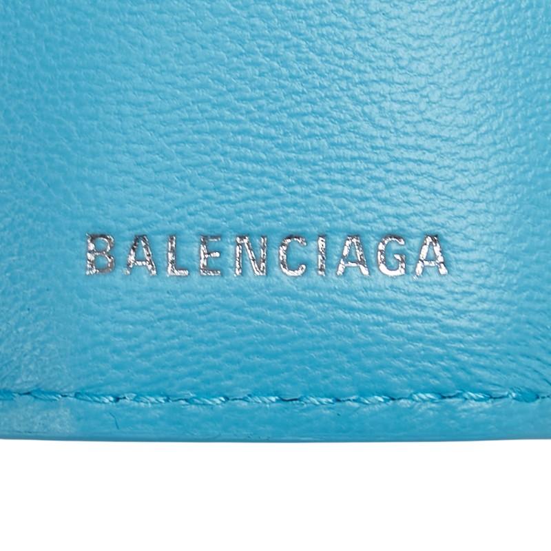 BALENCIAGA（バレンシアガ） ペーパーミニウォレット クロコ型押し 三