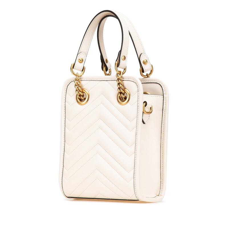 GUCCI グッチ GGマーモント ショルダーバッグ ハンドバッグ 2WAY 