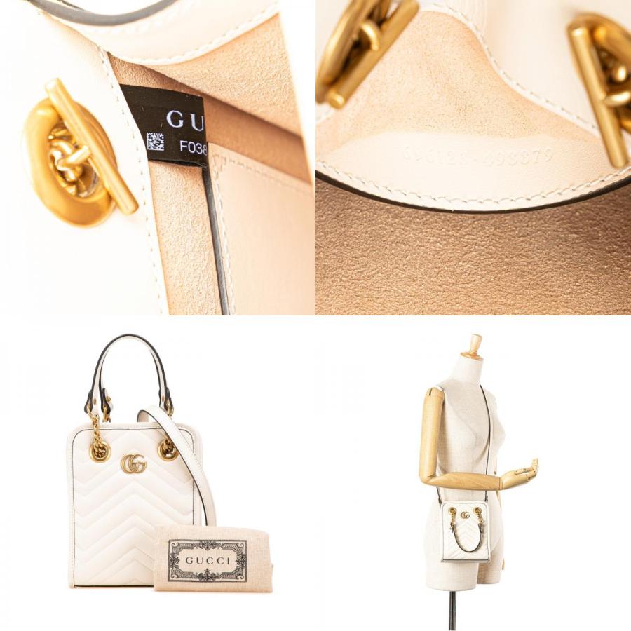 GUCCI（グッチ） GGマーモント ショルダーバッグ ハンドバッグ 2WAY 