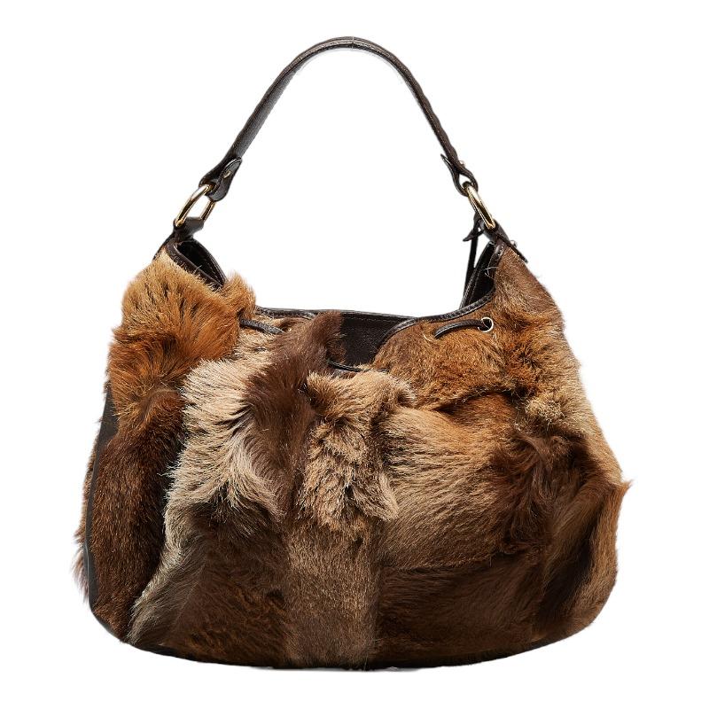 FENDI フェンディ ハンドバッグ ワンショルダーバッグ 8BR350 ブラウン  