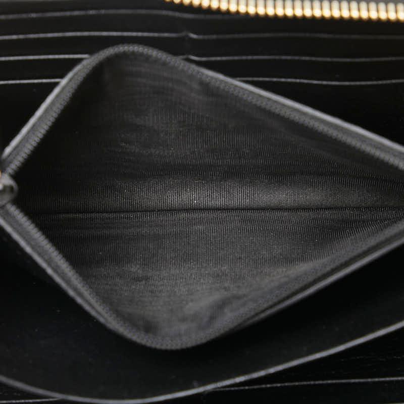 YSL★ブラックレザー 長財布★サンローラン【送料込み】 SAINT LAURENT サンローラン イヴサンローラン YSL 財布 長財布