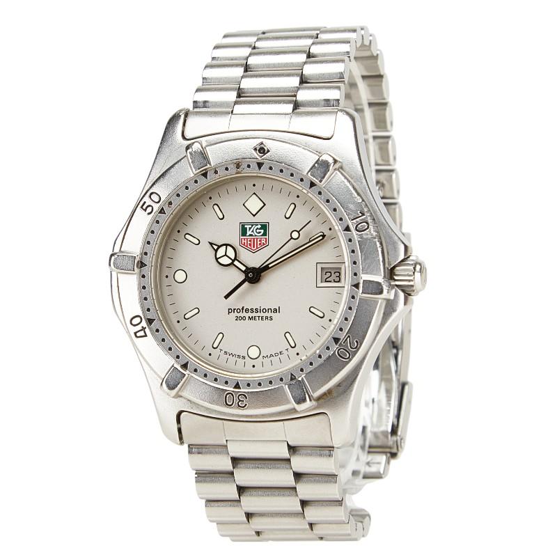 動作品　TAG Heuer タグホイヤー 962.206 2000シリーズ タグホイヤー 2000シリーズ 腕時計 962.206-2 クオーツ シルバー文字盤