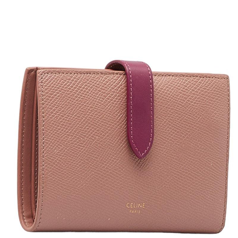CELINE セリーヌ スモール ストラップ 二つ折り財布 10H263 CELINE セリーヌ スモール ストラップ 二つ折り財布 10H263