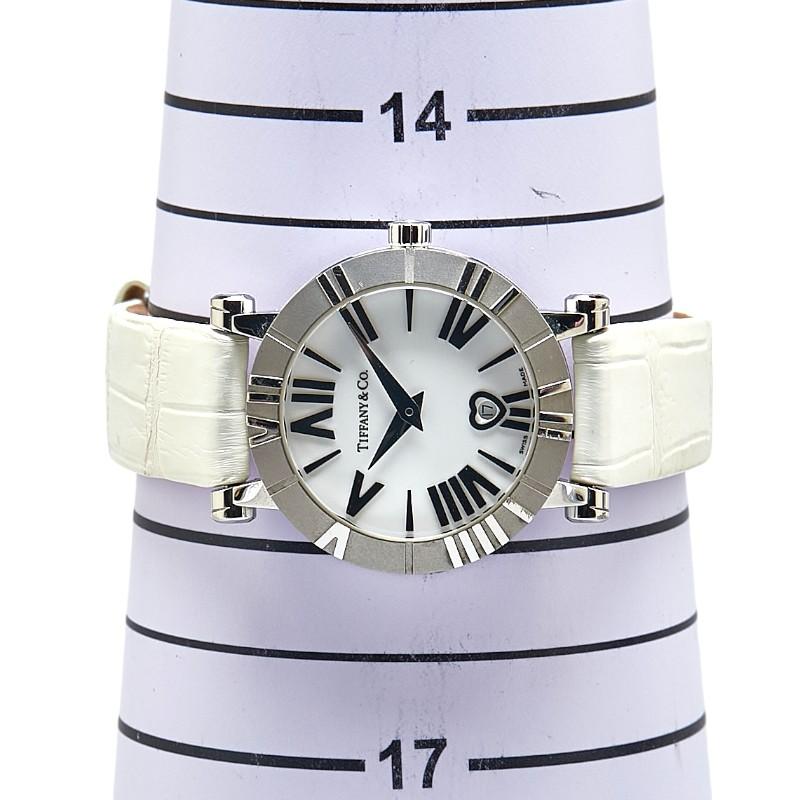 445ティファニー　アトラス　Z1300 デイト　ラウンド　腕時計　美品 445ティファニー アトラス Z1300 デイト ラウンド 腕時計 美品