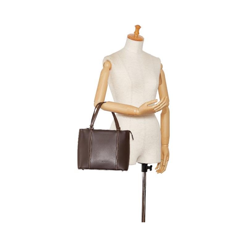 BURBERRY（バーバリー） ノバチェック ロゴ型押し シルバー金具