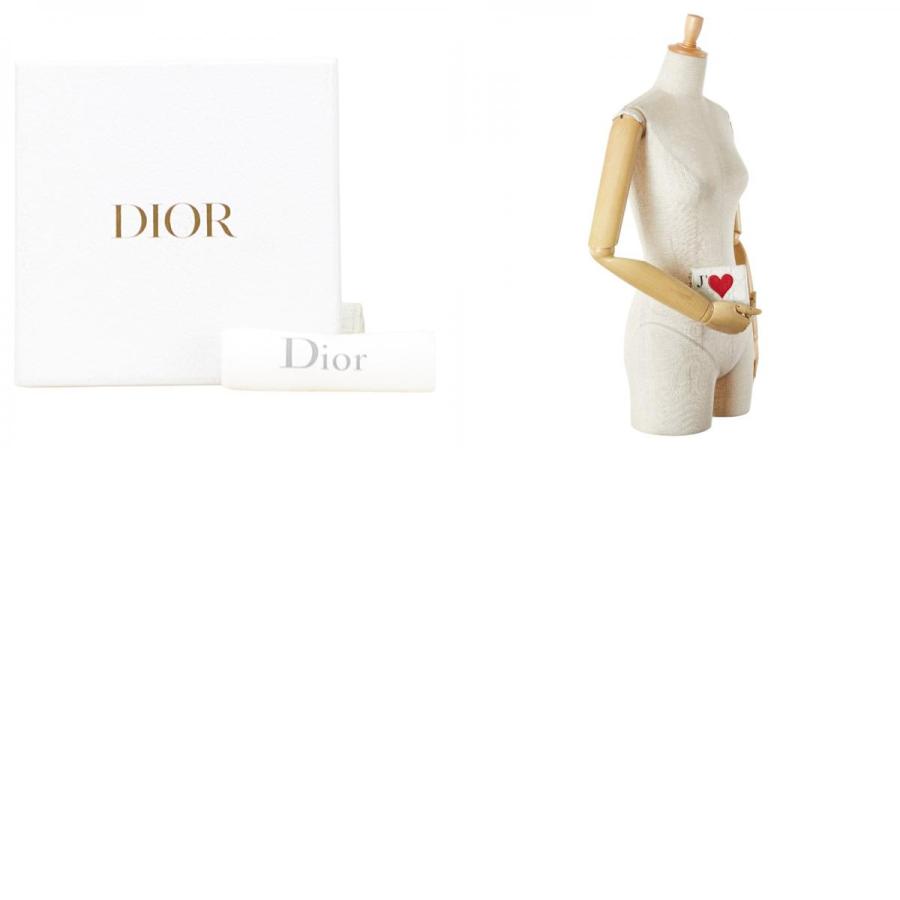 ディオール カナージュ レディディオール ハート 二つ折り財布  