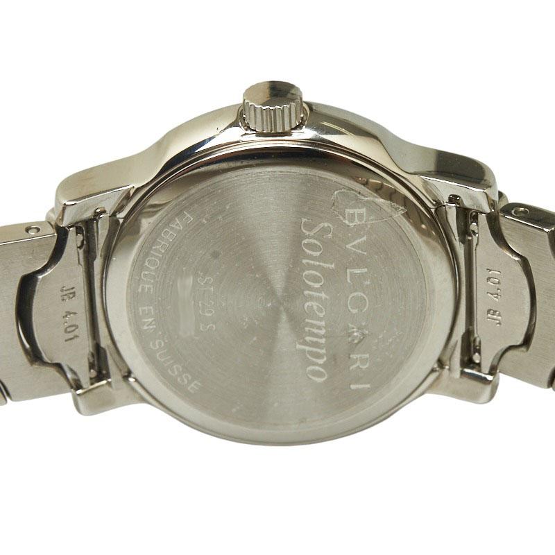 ブルガリ ソロテンポ ST29S/ST29WSSD SS クォーツ BVLGARI（ブルガリ） ソロテンポ 腕時計 ST29S/ST29WSSD クオーツ