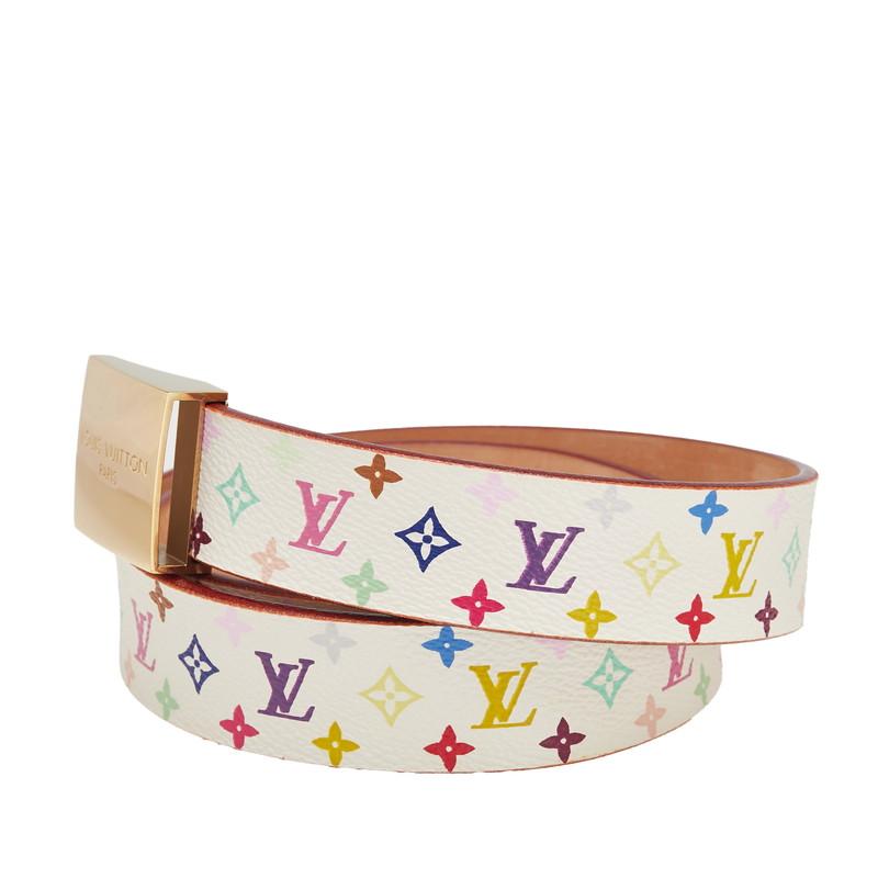 LOUIS VUITTON マルチカラー サンチュール　全長96cm ベルト LOUIS VUITTON（ルイ・ヴィトン） ルイ ヴィトン モノグラム マルチ