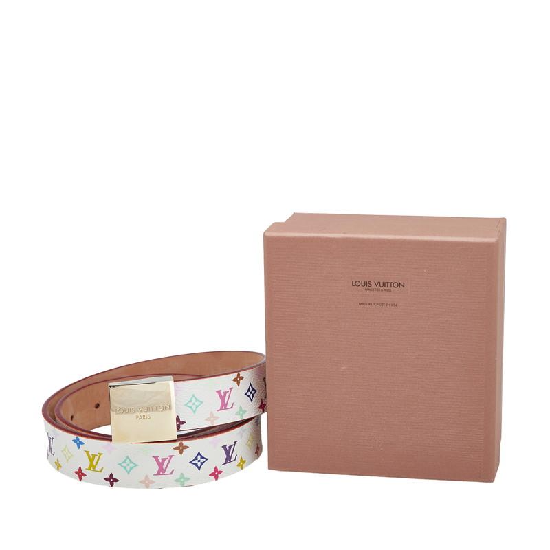 LOUIS VUITTON マルチカラー サンチュール　全長96cm ベルト LOUIS VUITTON（ルイ・ヴィトン） ルイ ヴィトン モノグラム マルチ