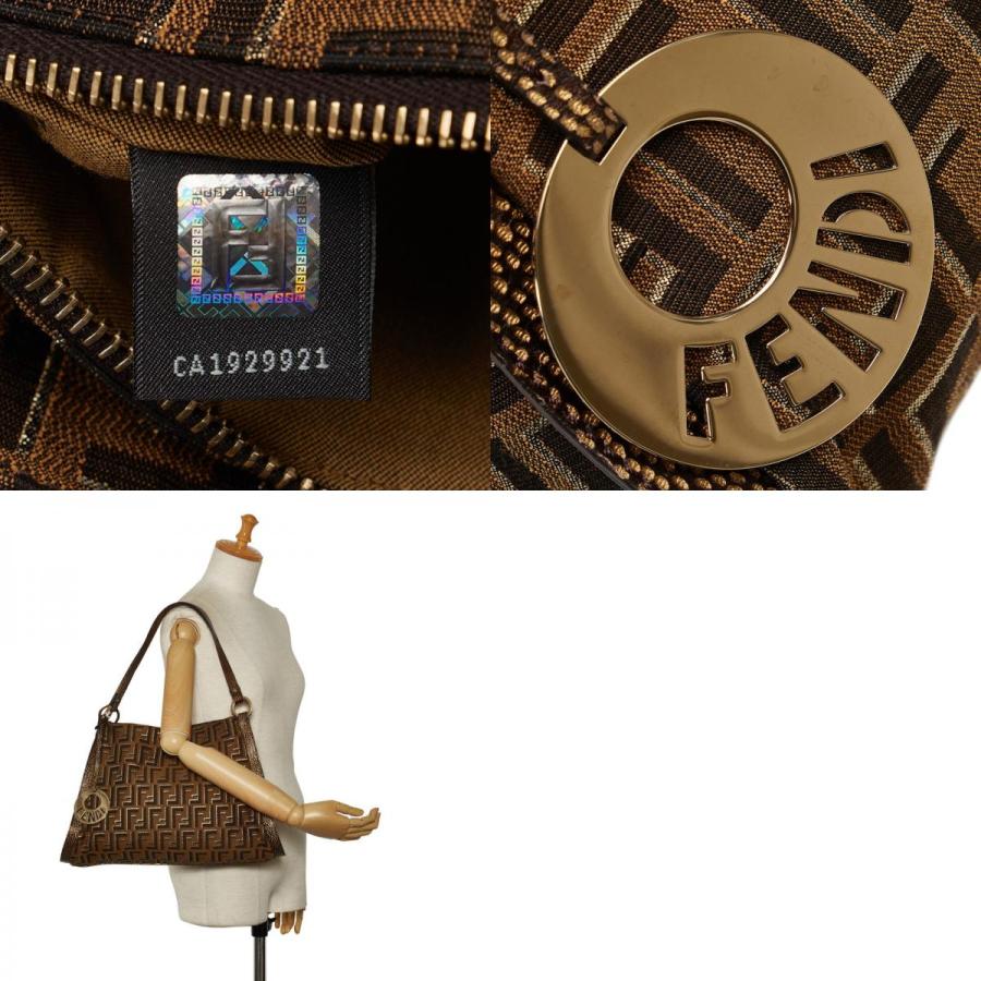 FENDI】バッグショルダーバッグ ブラウンラメ