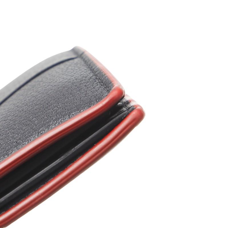 ボッテガヴェネタ マキシイントレチャート 二つ折り財布 ブラック