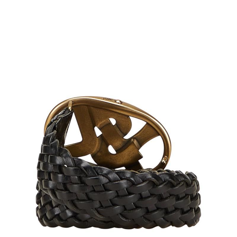 ASUS（エイスース） サンローラン YSLロゴ バックル ベルト サイズ:95