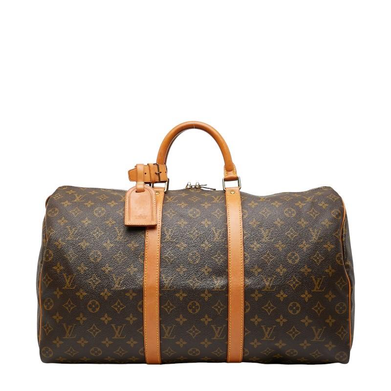 ルイ ヴィトン モノグラム キーポル50 ボストンバッグ M41426 ブラウン PVC レザー レディース LOUIS VUITTON 【中古】 LOUIS VUITTON（ルイ・ヴィトン） ルイ ヴィトン モノグラム キーポル