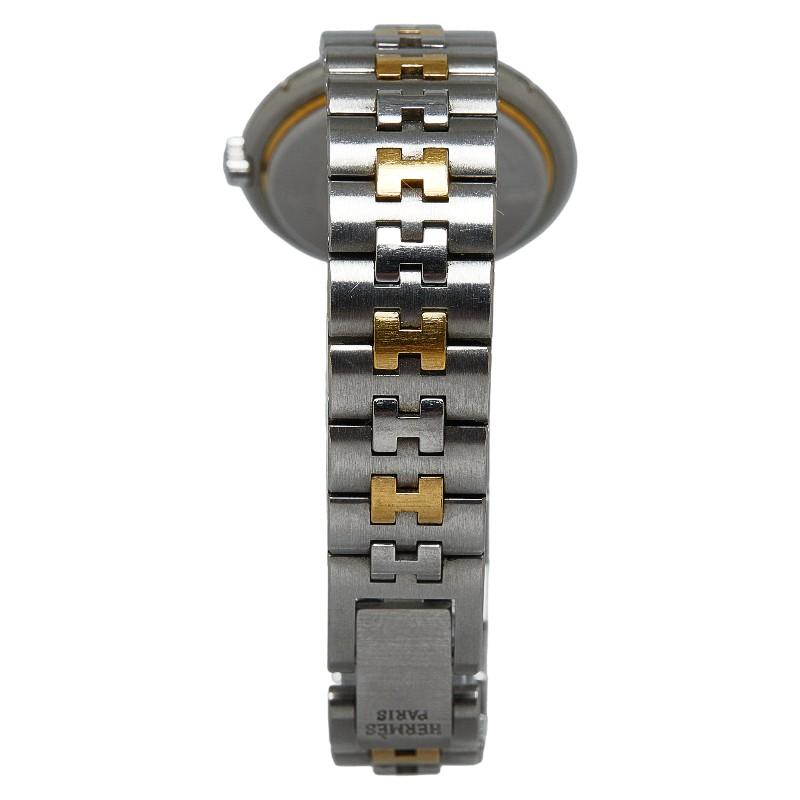HERMES（エルメス） プロフィール デイト 腕時計 クオーツ アイボリー