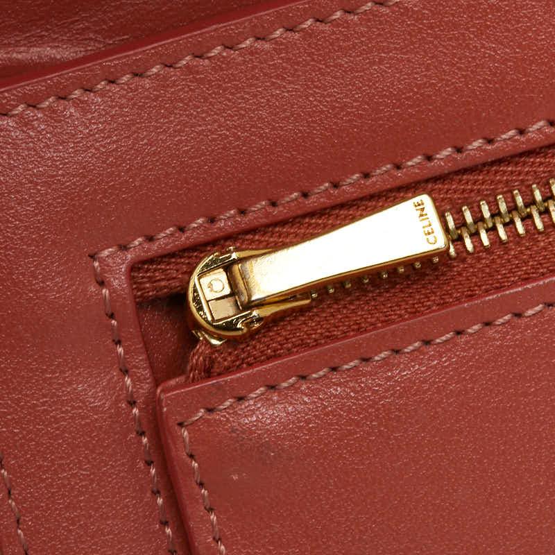 CELINE（セリーヌ） ラージ ストラップウォレット 長財布 バイカラー