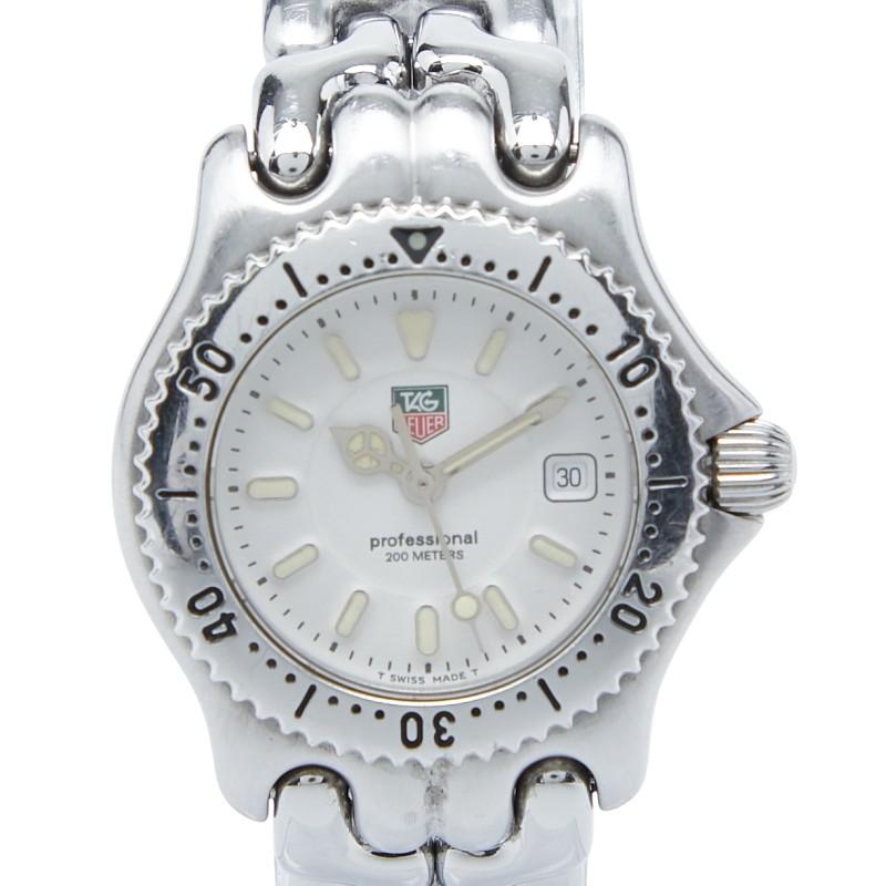 タグホイヤー セル 腕時計 WG1312-0 クオーツ ホワイト文字盤