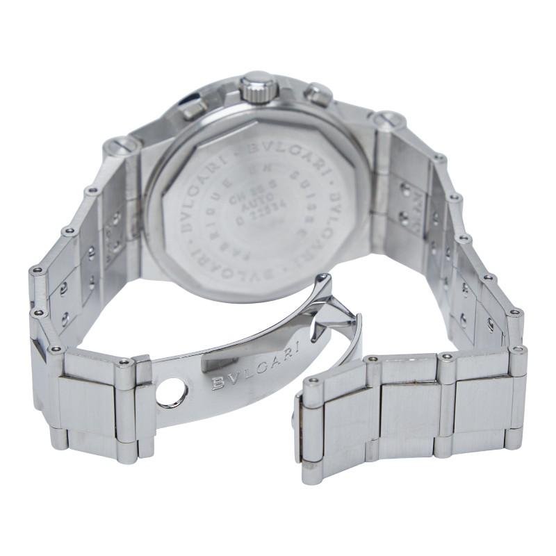 ブルガリディアゴノ スポーツ CH35S 素材SS ブラック/シルバー自動巻き BVLGARI（ブルガリ） ディアゴノ スポーツ 腕時計 CH35S 自動巻き