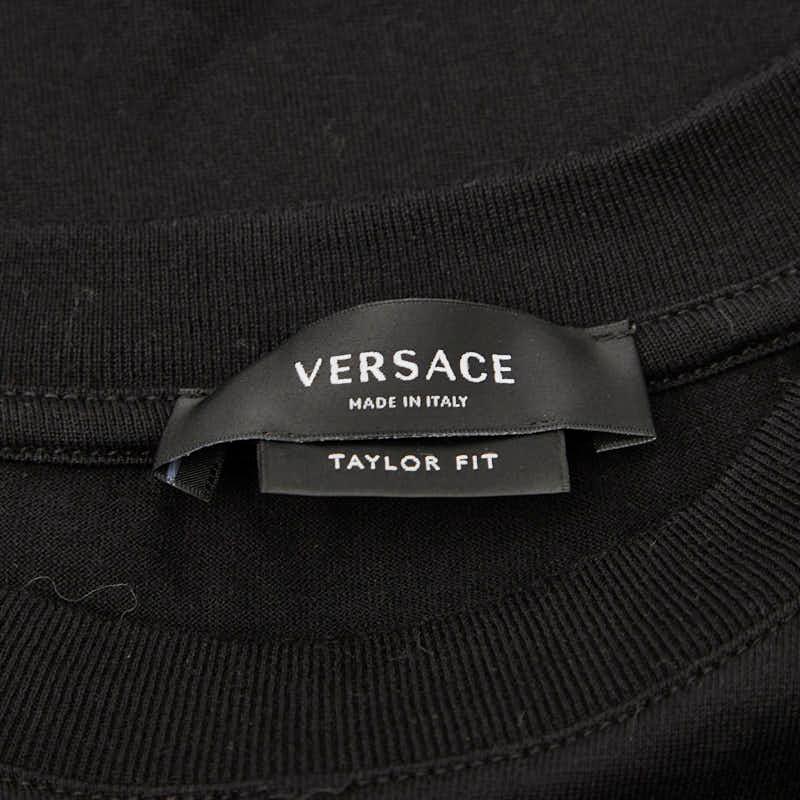 ヴェルサーチェ メデューサ Tシャツ サイズM ブラック マルチカラー