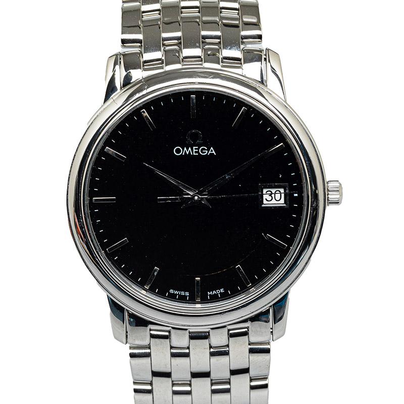 OMEGA オメガ デビル 腕時計 4510.51 自動巻き ブラック文字盤 