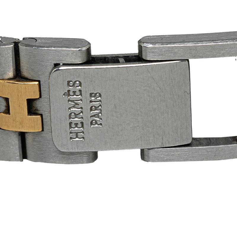 美品✨　エルメス　セリエ　シルバー　腕時計　レディース　ホワイト文字盤　クォーツ HERMES（エルメス） セリエ 腕時計 クオーツ ホワイト文字盤