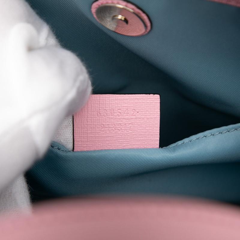 グッチ × ヒグチユウコ GGスプリーム ハンドバッグ ショルダーバッグ 630542 ベージュ ピンク マルチカラー PVC レザー GUCCI 【中古】 GUCCI（グッチ） × ヒグチユウコ GGスプリーム ハンドバッグ