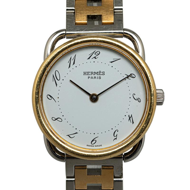 HERMES（エルメス） アルソー 腕時計 AR3.220 クオーツ ホワイト文字盤