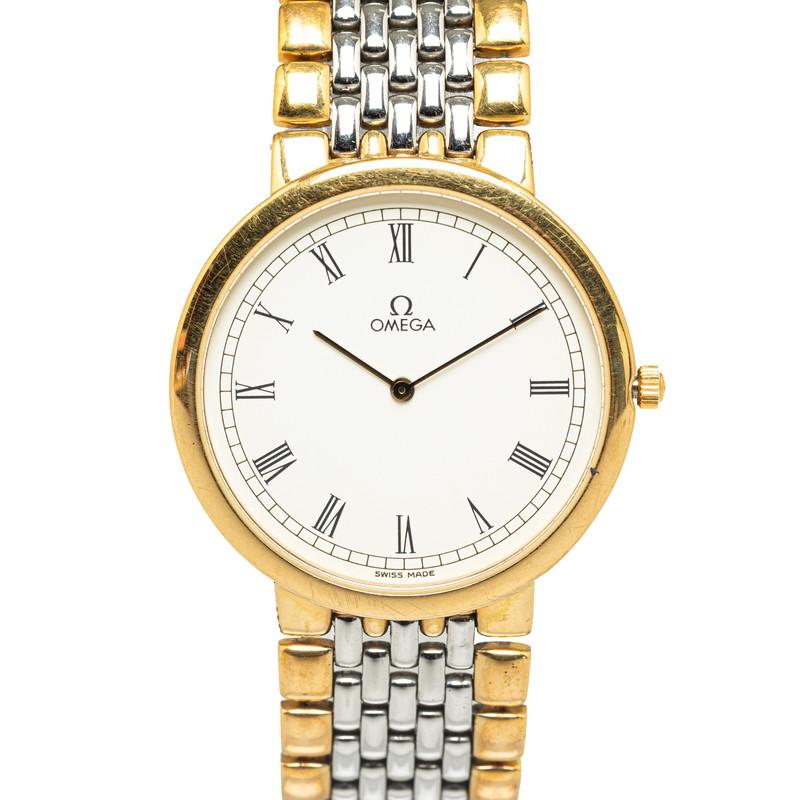 OMEGA（オメガ） デビル 腕時計 クオーツ ホワイト文字盤 ステンレス