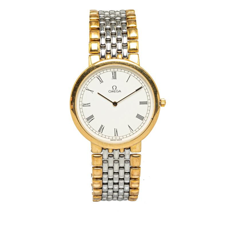 OMEGA（オメガ） デビル 腕時計 クオーツ ホワイト文字盤 ステンレス