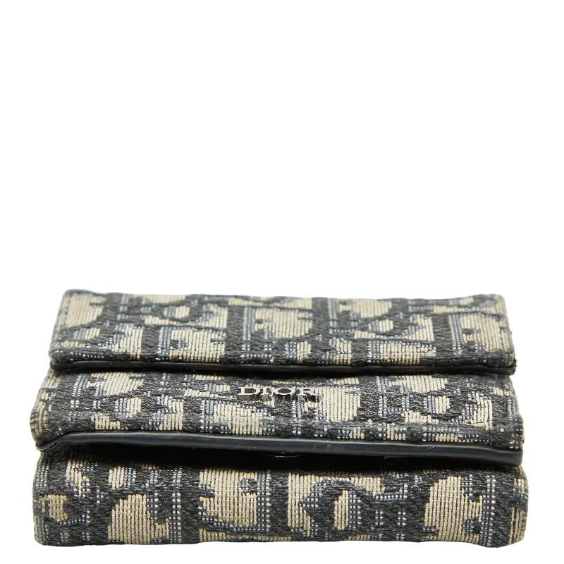 ディオール オブリーク トロッター コンパクトウォレット 三つ折り財布