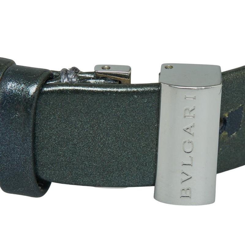新品ベルト　ブルガリ　腕時計　ビーゼロワン　ブルーシェル　BZ22S レザー BVLGARI（ブルガリ） ビーゼロワン 腕時計 BZ22S クオーツ ブルー