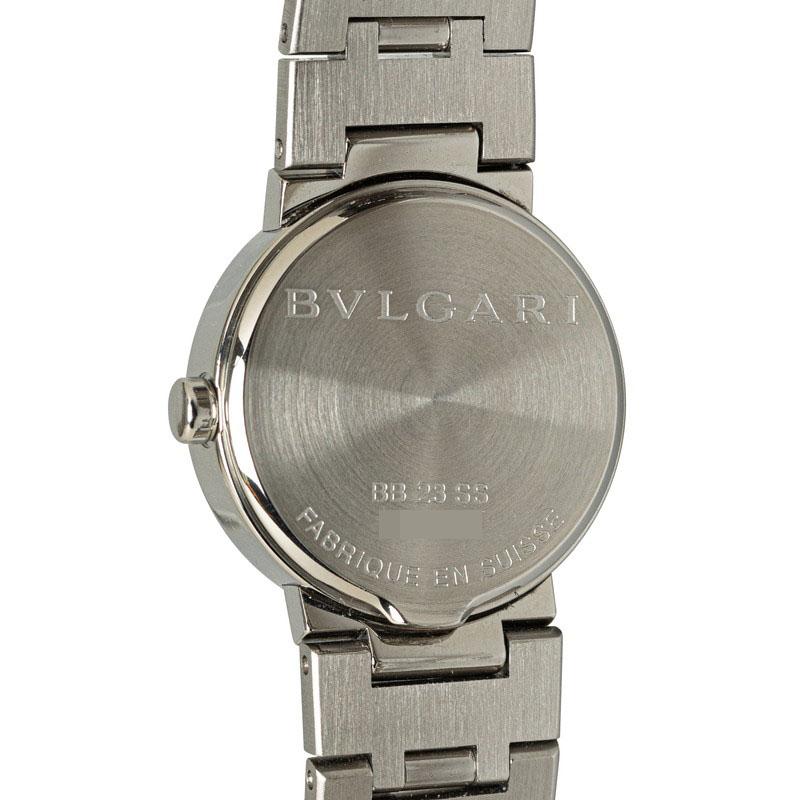 ブルガリ BB23SS 黒文字盤 12Pダイヤ BVLGARI（ブルガリ） ブルガリブルガリ 12Pダイヤ 腕時計 BB23SS