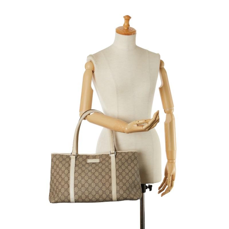 グッチ GUCCI ハンドバッグ GGスプリーム トートバッグ 114595 ベージュ GUCCI（グッチ） GGスプリーム ハンドバッグ トートバッグ 114595
