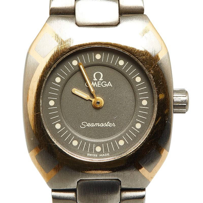 OMEGA オメガ シーマスター ポラリス 腕時計 クオーツ グレー OMEGA オメガ シーマスター ポラリス 腕時計 クオーツ グレー