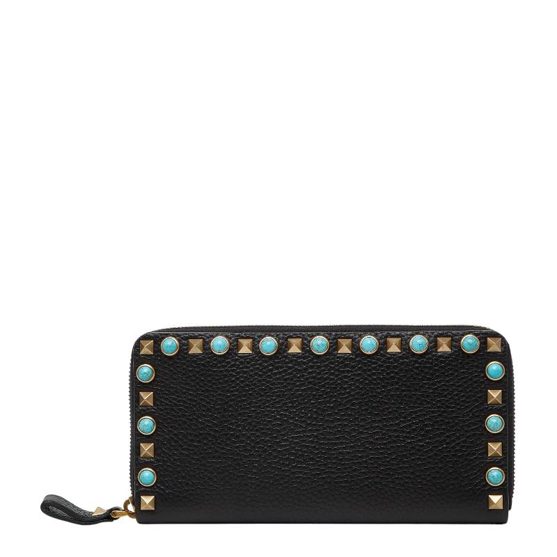 ヴァレンティノ　長財布　ロングウォレット　ロックスタッズ Amazon | [ヴァレンティノ] 長財布 ロックスタッズ グレインカーフ