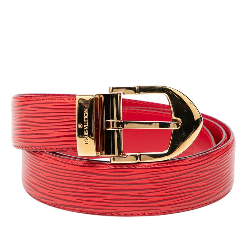 美品！ルイヴィトン ベルト エピ　サンチュール・クラシック　レッド　レディース LOUIS VUITTON（ルイ・ヴィトン） ルイ ヴィトン エピ サンチュール