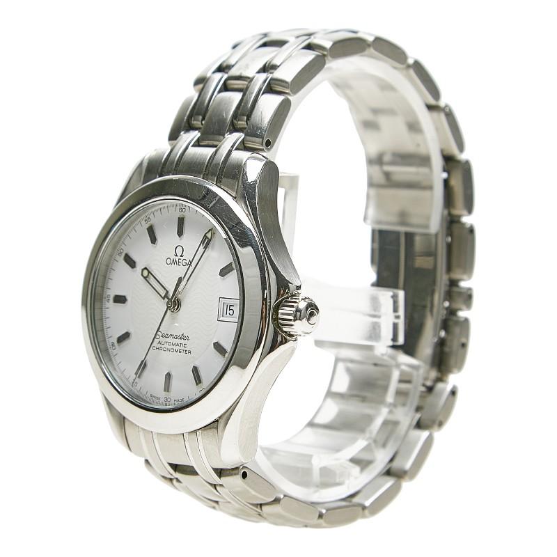 OMEGA オメガ シーマスター120 腕時計 2501.21 自動巻き ホワイト文字  