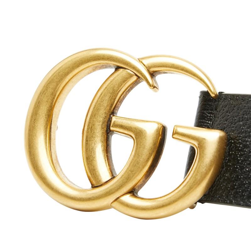GUCCI（グッチ） GGマーモント ベルト サイズ：85/34 406831 ブラック