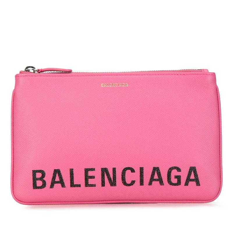 BALENCIAGA（バレンシアガ） ヴィル ロゴ クラッチバッグ ポーチ