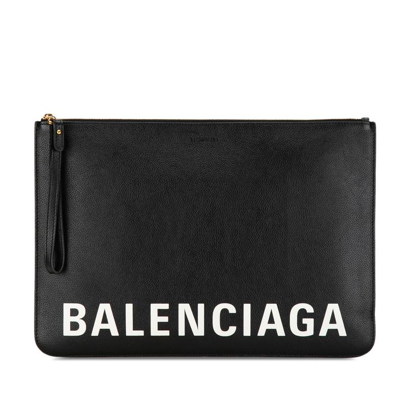 BALENCIAGA（バレンシアガ） ロゴ クラッチバッグ 630626 ブラック