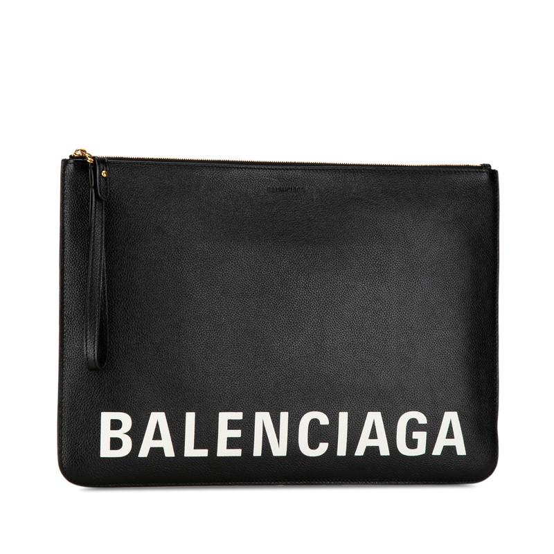 BALENCIAGA（バレンシアガ） ロゴ クラッチバッグ 630626 ブラック