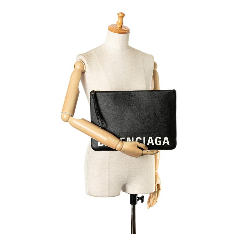 BALENCIAGA（バレンシアガ） ロゴ クラッチバッグ 630626 ブラック