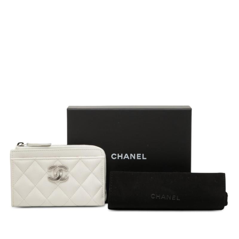 CHANEL（シャネル） ココマーク マトラッセ カードケース コインケース