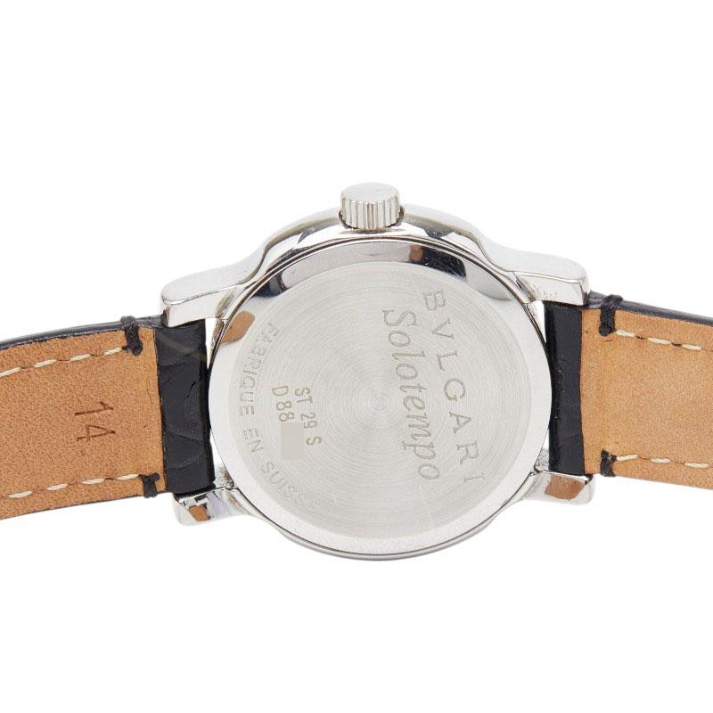 BVLGARI（ブルガリ） ソロテンポ 社外ベルト 腕時計 ST29S クオーツ 