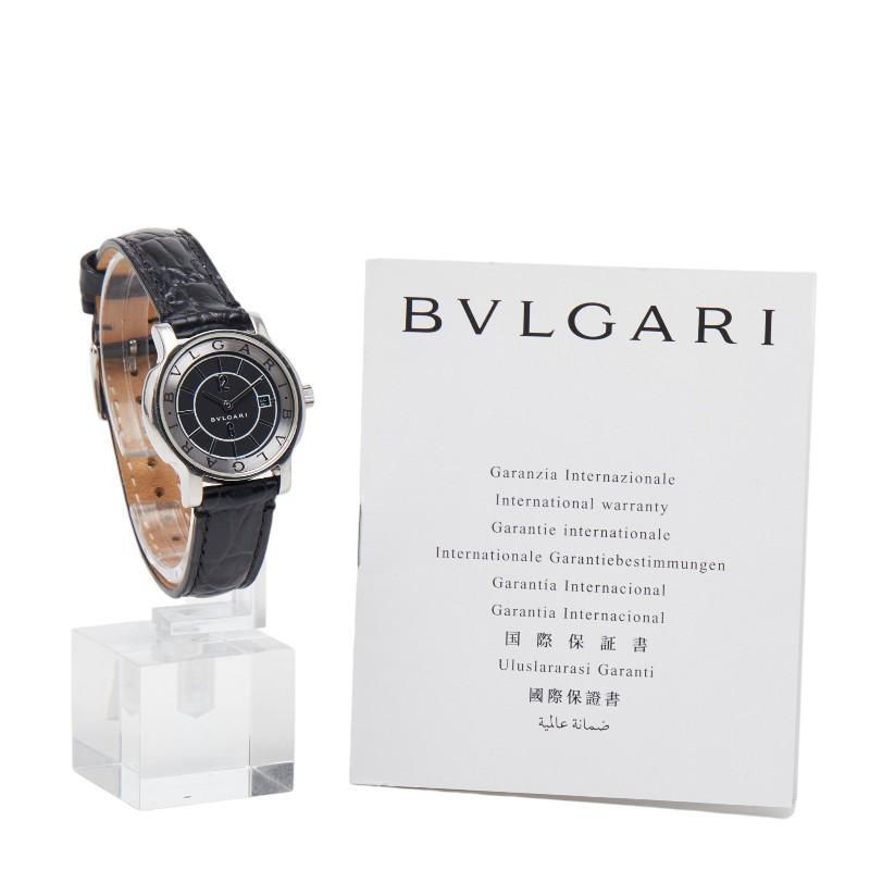 BVLGARI（ブルガリ） ソロテンポ 社外ベルト 腕時計 ST29S クオーツ 