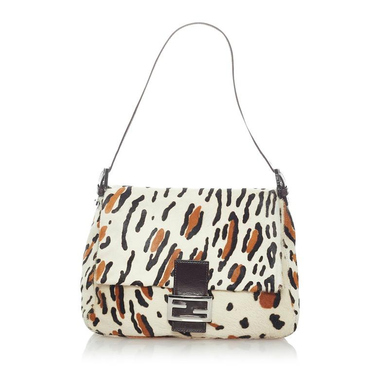 FENDI フェンディ マンマバケット アニマル ハンドバッグ ショルダー  