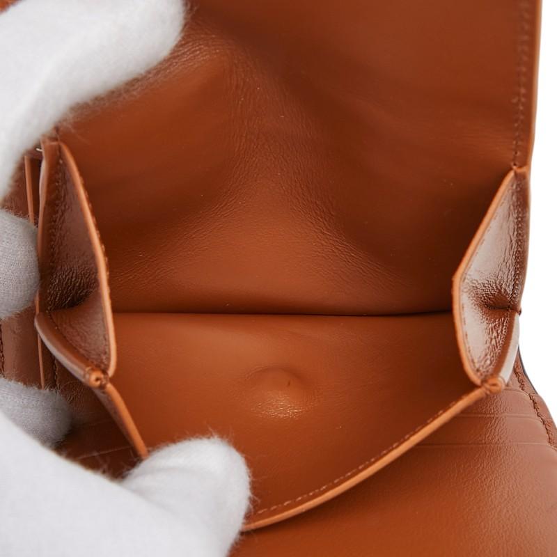 CELINE（セリーヌ） トリオンフ 二つ折り財布 ベージュ ブラウン