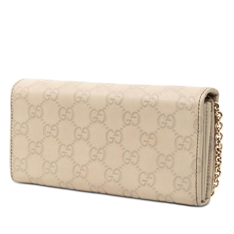 GUCCI（グッチ） グッチシマ ホースビット 長財布 チェーンウォレット 