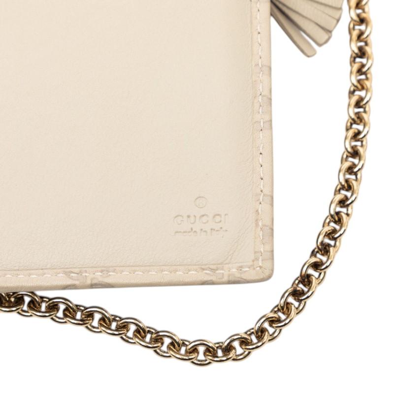 GUCCI（グッチ） グッチシマ ホースビット 長財布 チェーンウォレット 
